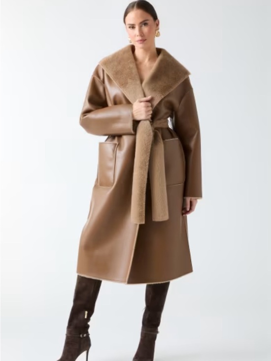 Guess Jackets & Blazers - Marciano by Guess Ines Reversible Faux-Leather Coat